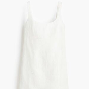 H&M NWT White Embroidered Sleeveless Mini Dress